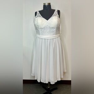 Short wedding dress/ short formal dress/ bridal dress/ cocktail dress/bridesmaid